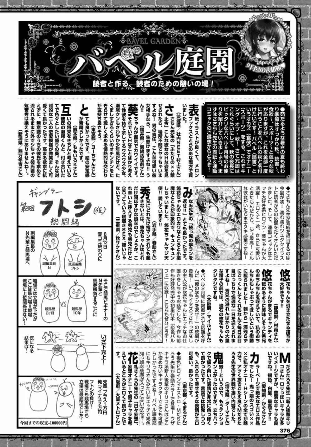 COMIC BAVEL 2018年11月号 Page.376