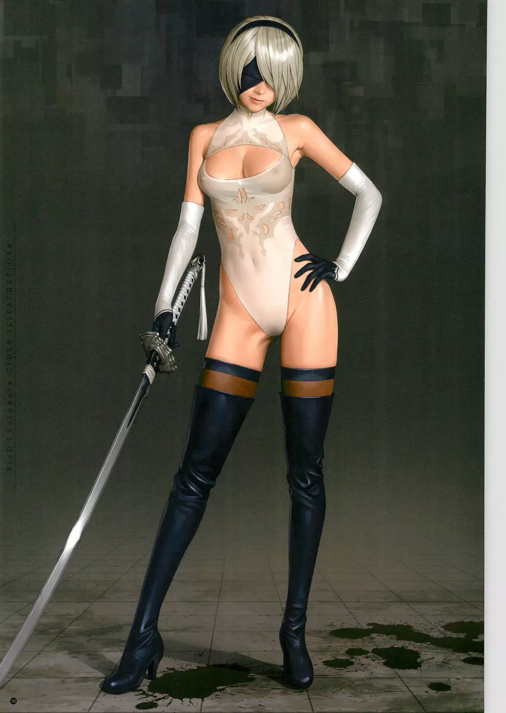 SENSUAL Vol.14 NieR:Automata GIRLS ILLUSTRATIONS 1 Page.12