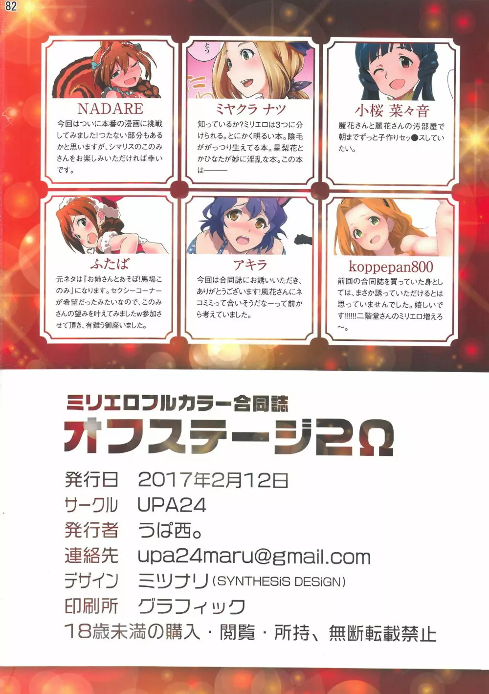 ミリエロフルカラー合同誌 オフステージ 2Ω Page.80