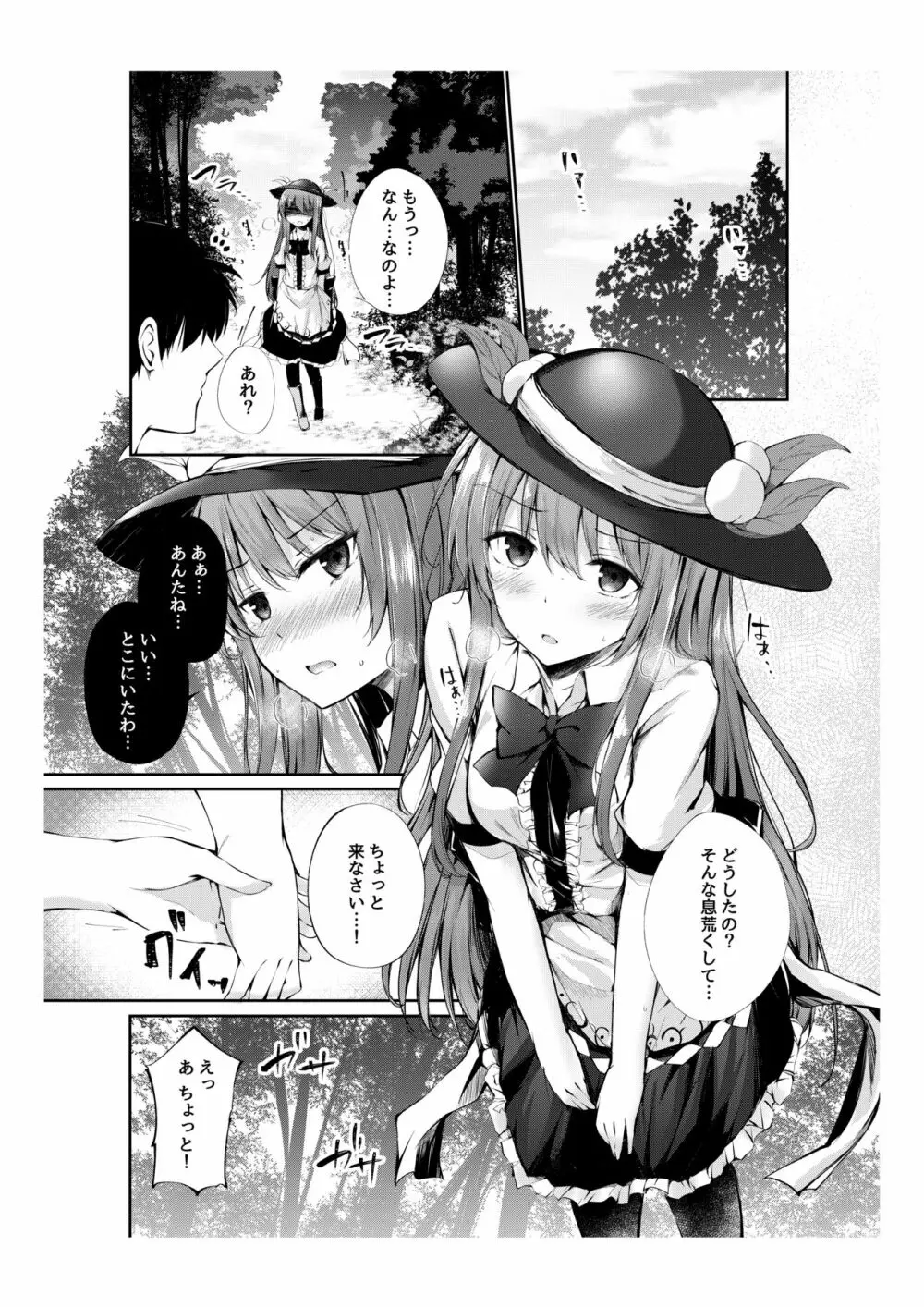 天子ちゃんのコピー本 (東方Project Page.2