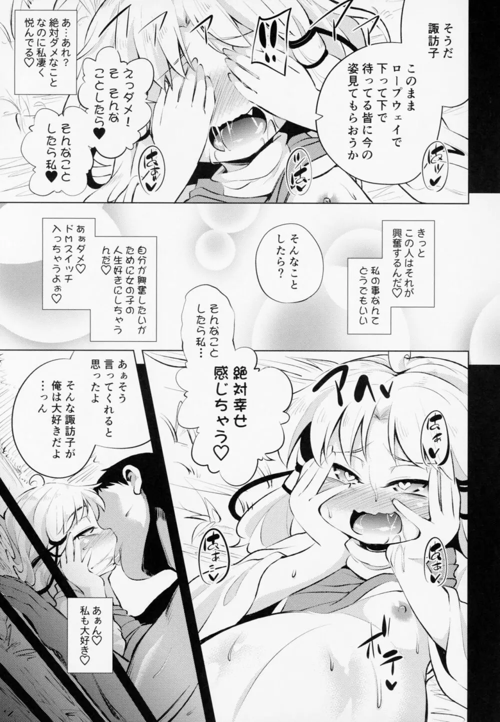 洩矢諏訪子の膨腹交尾 Page.21