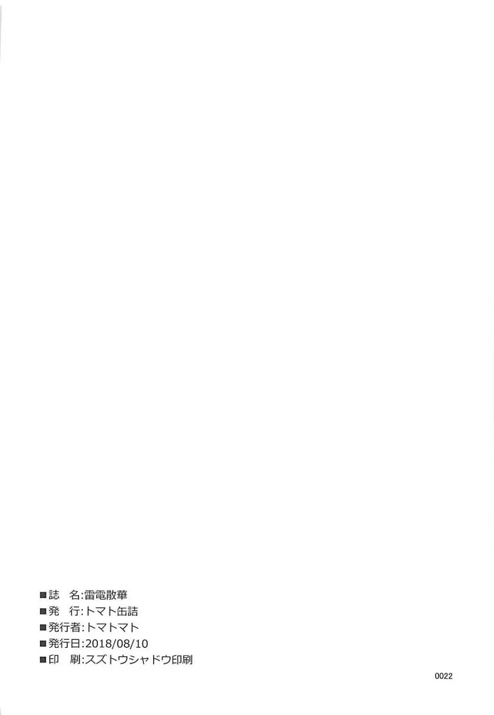 雷電散華 Page.21