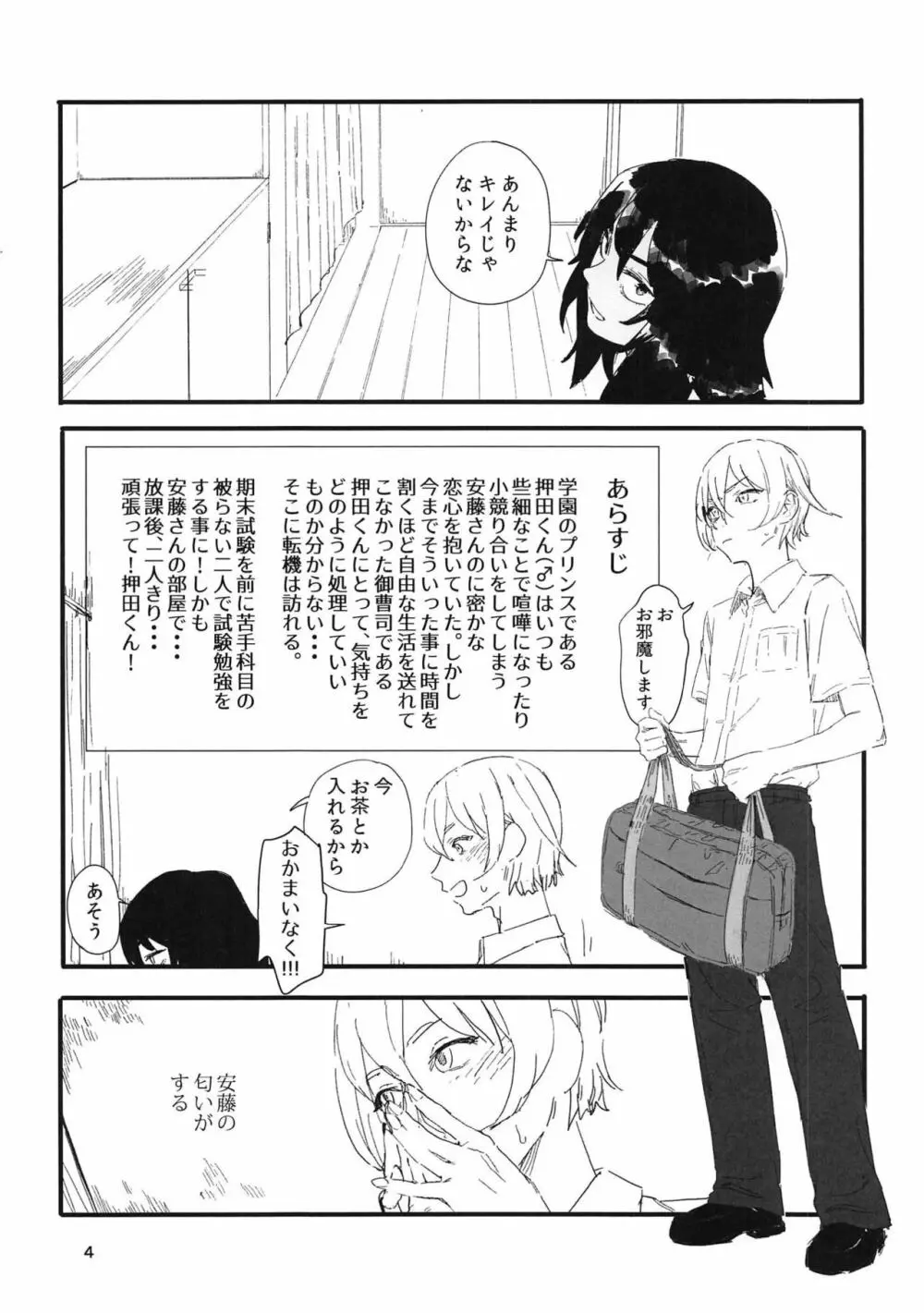 押田くんの白いの Page.3