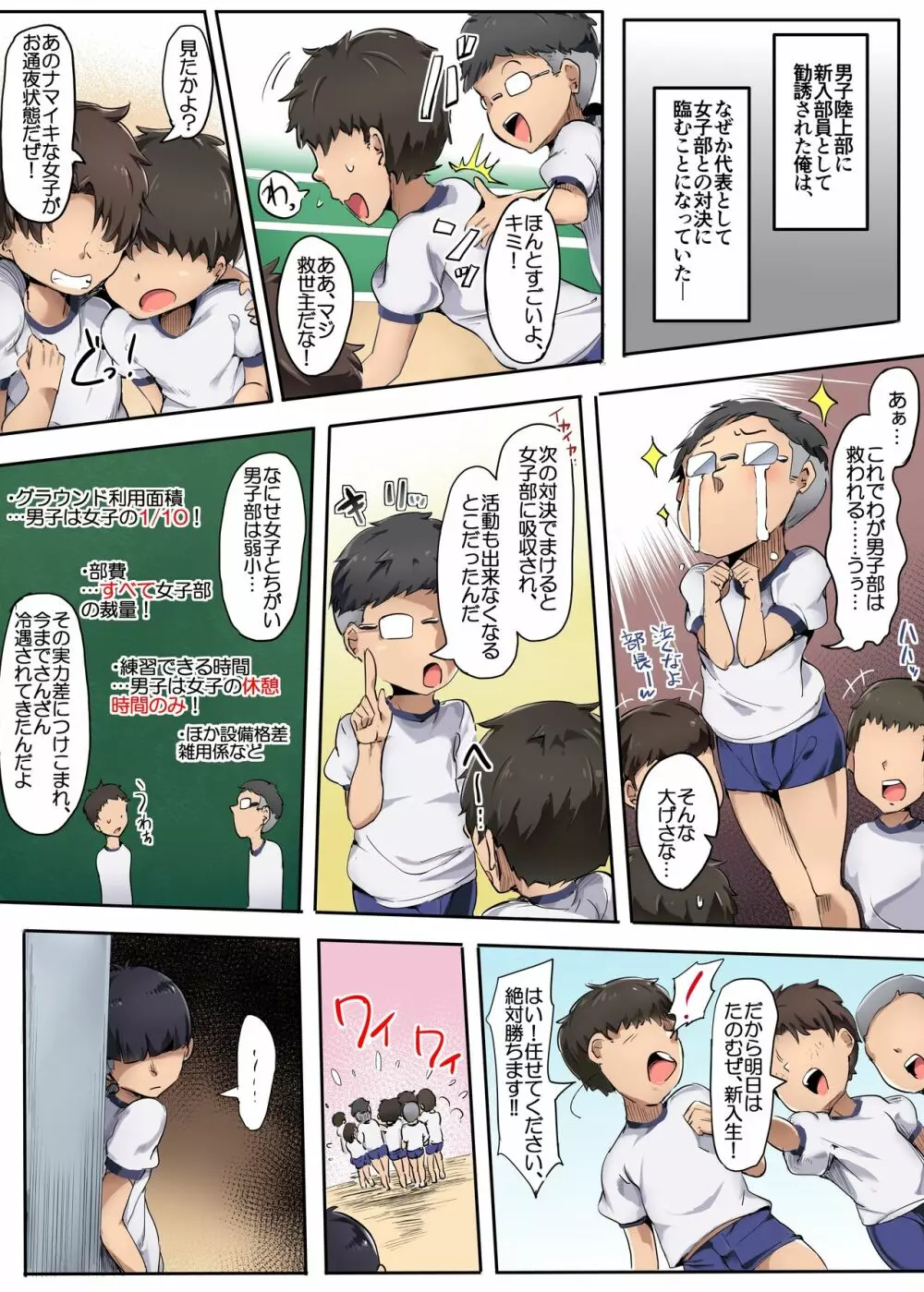 足奴隷になった男子陸上部 Page.4