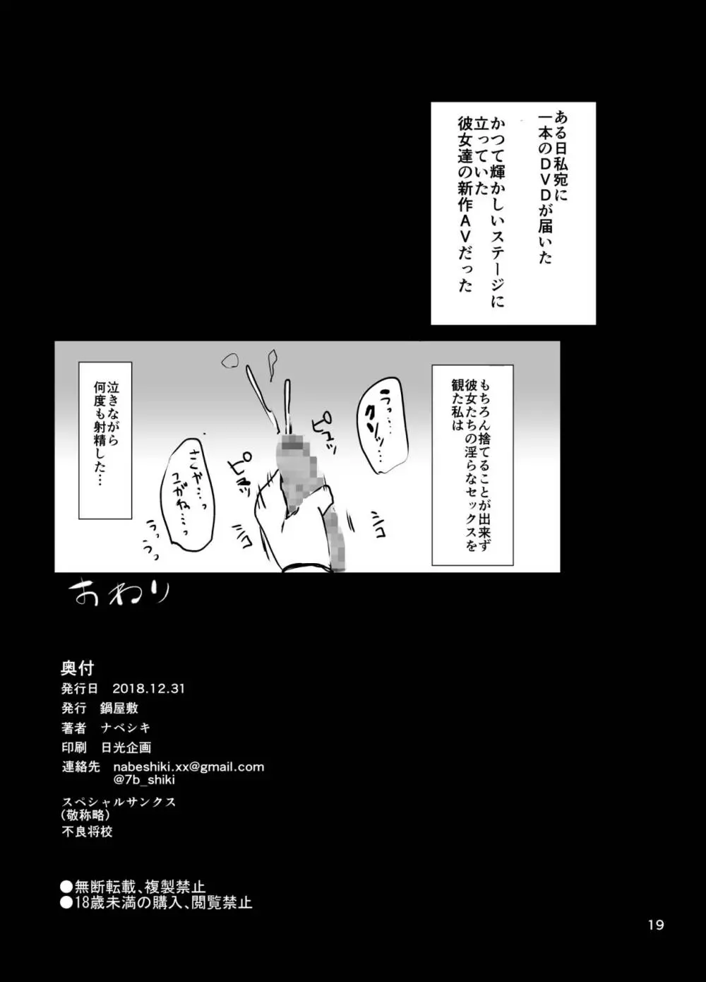 咲耶と恋鐘が催眠でAVデビューする本 Page.19