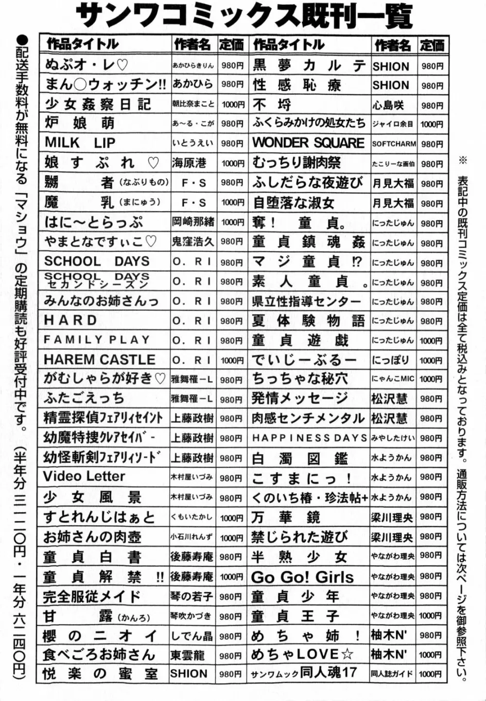 コミック・マショウ 2009年9月号 Page.252