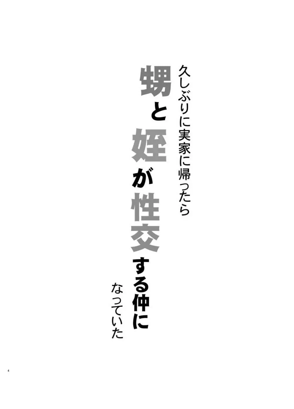 久しぶりに実家に帰ったら甥と姪が性交する仲になっていた Page.3