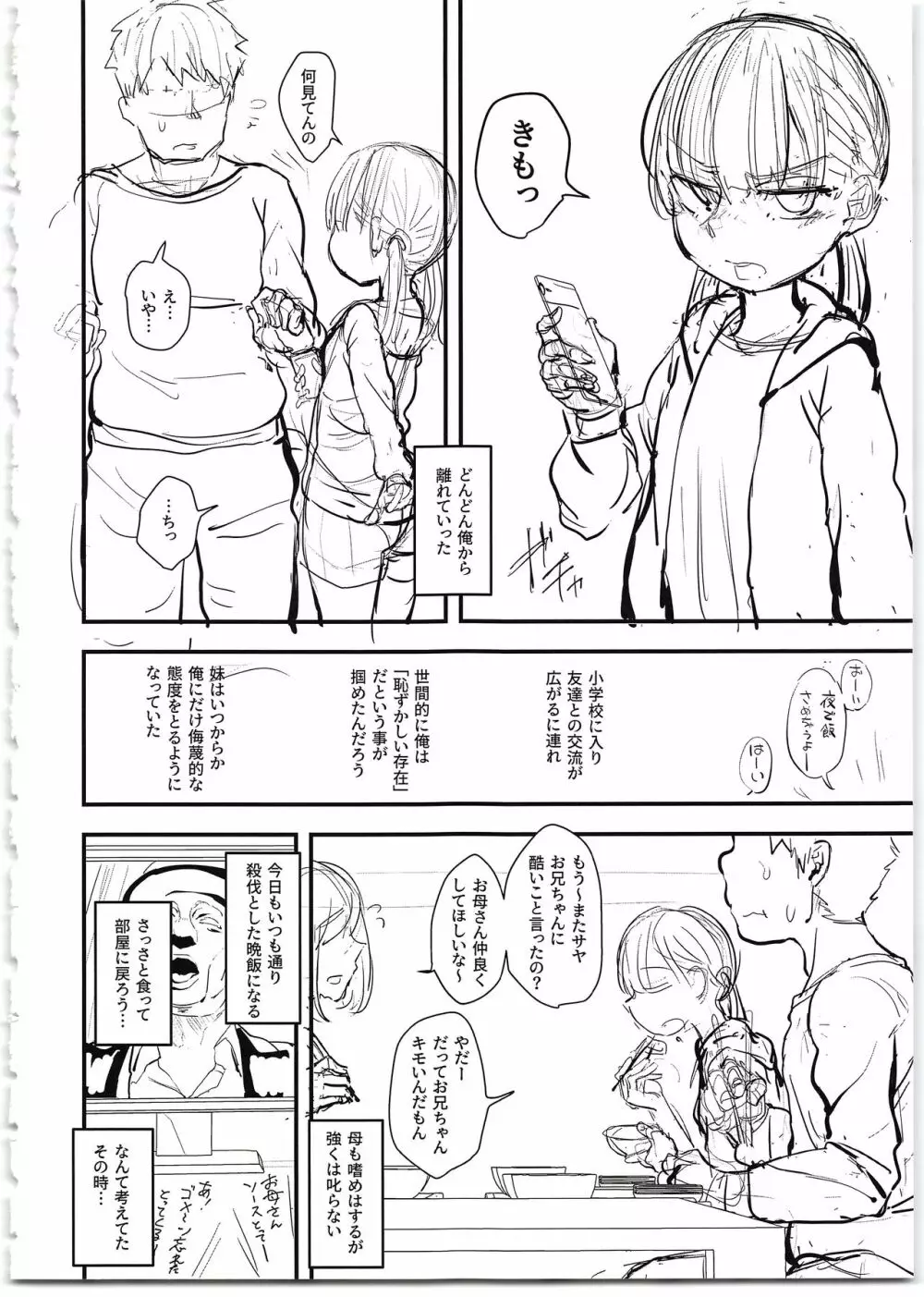 生意気いもうと催眠オナホ~下書き本~ Page.6