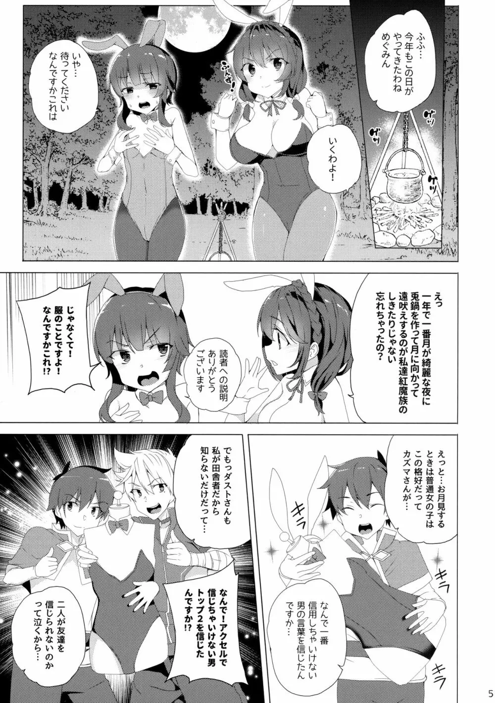 紅魔の娘は月夜に吠える Page.4