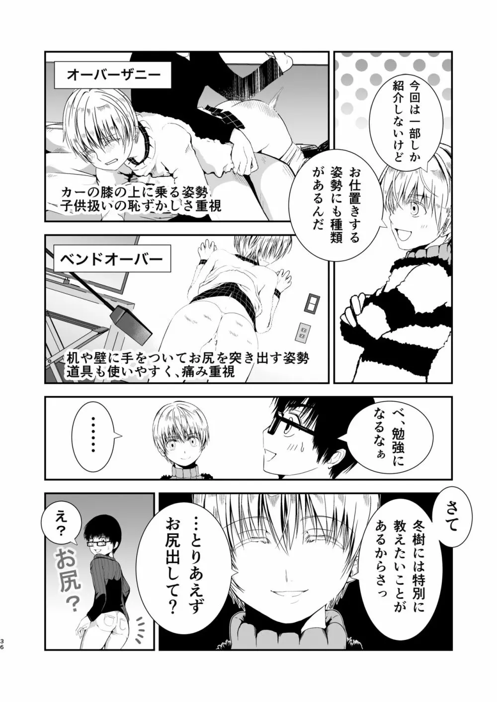 僕のお尻を叩いてくれない?~尻フェチとの秘密取引~ Page.35