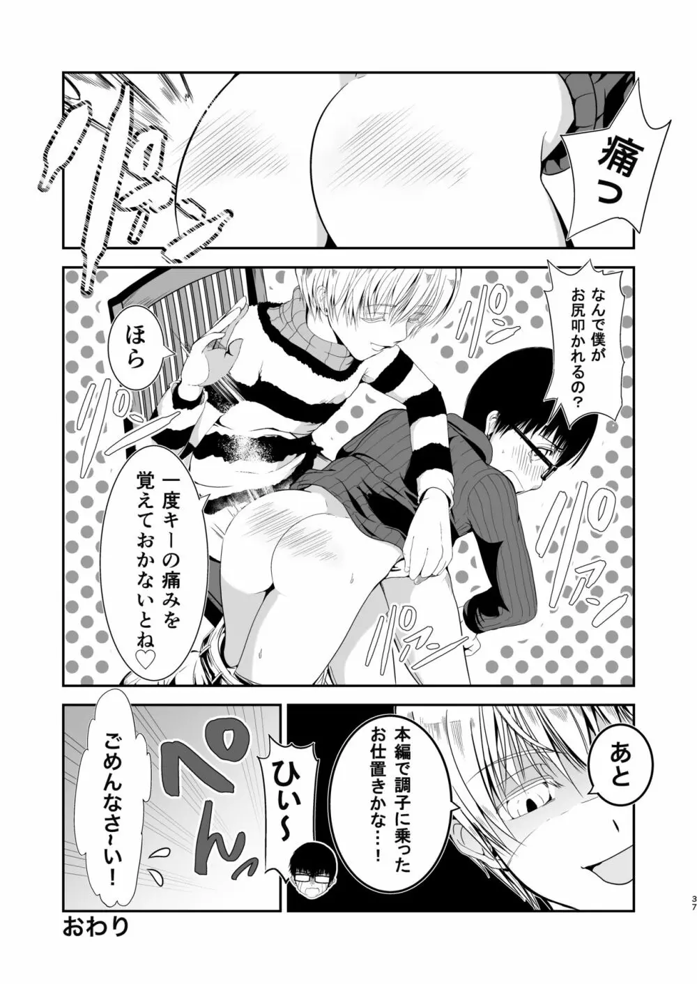 僕のお尻を叩いてくれない?~尻フェチとの秘密取引~ Page.36