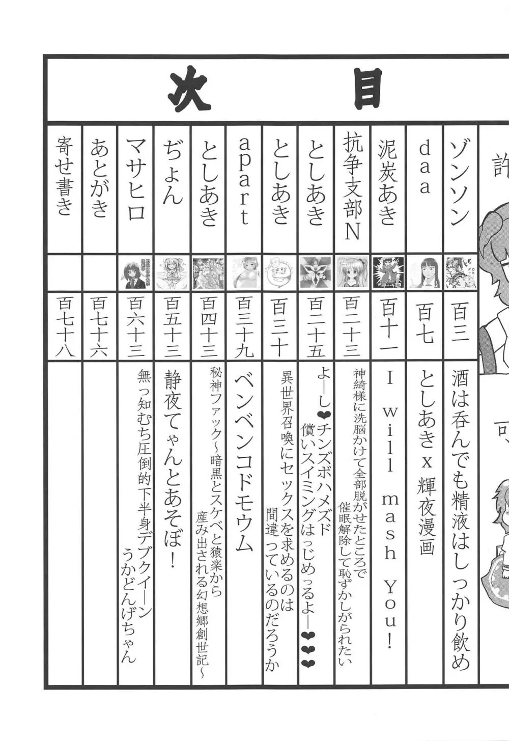 東方裏表としあき成年合同誌8 としあき怒助平 Page.4