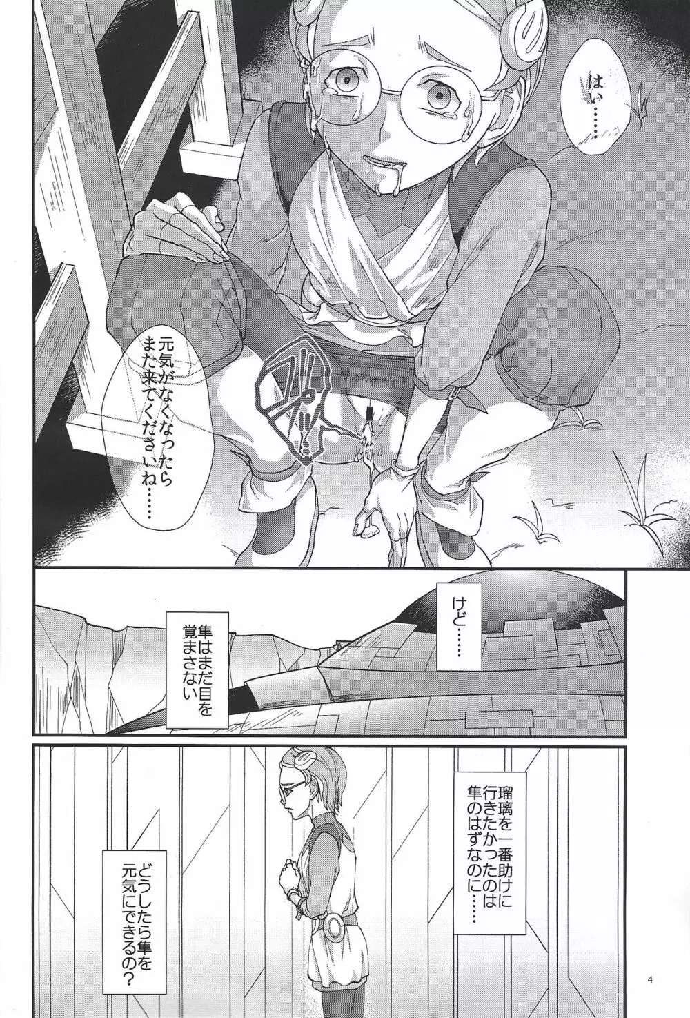 隼を元気にしてみせる Page.3