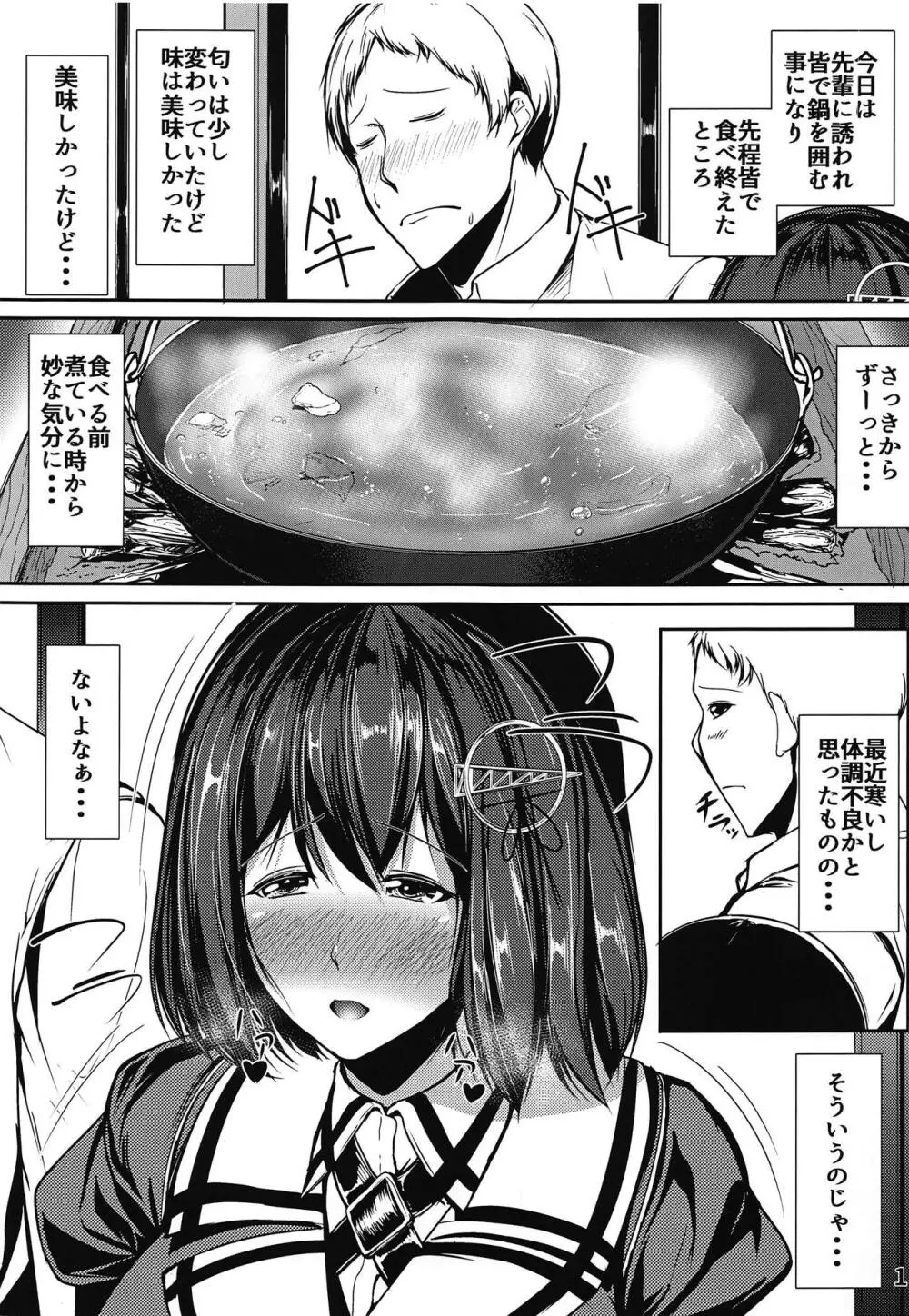 従順重巡羽黒さん -第十食料異変- Page.2