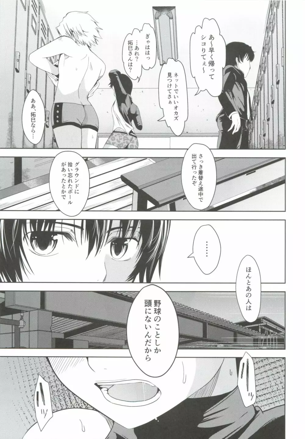 うちのキャプテンが裏でこっそりオナニーしてまして Page.8