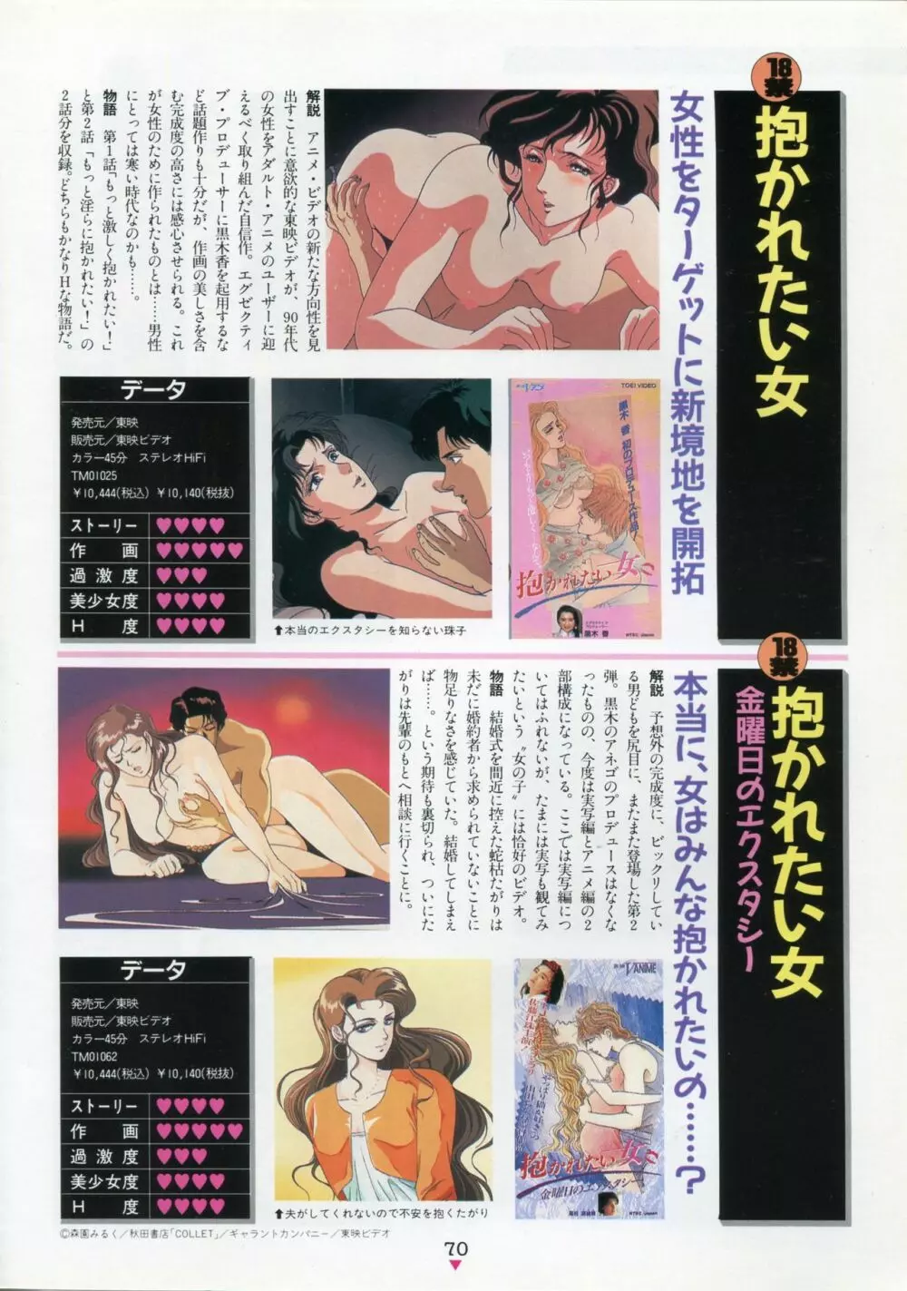 美少女アニメ大全集 - アダルトアニメビデオカタログ1991 Page.66