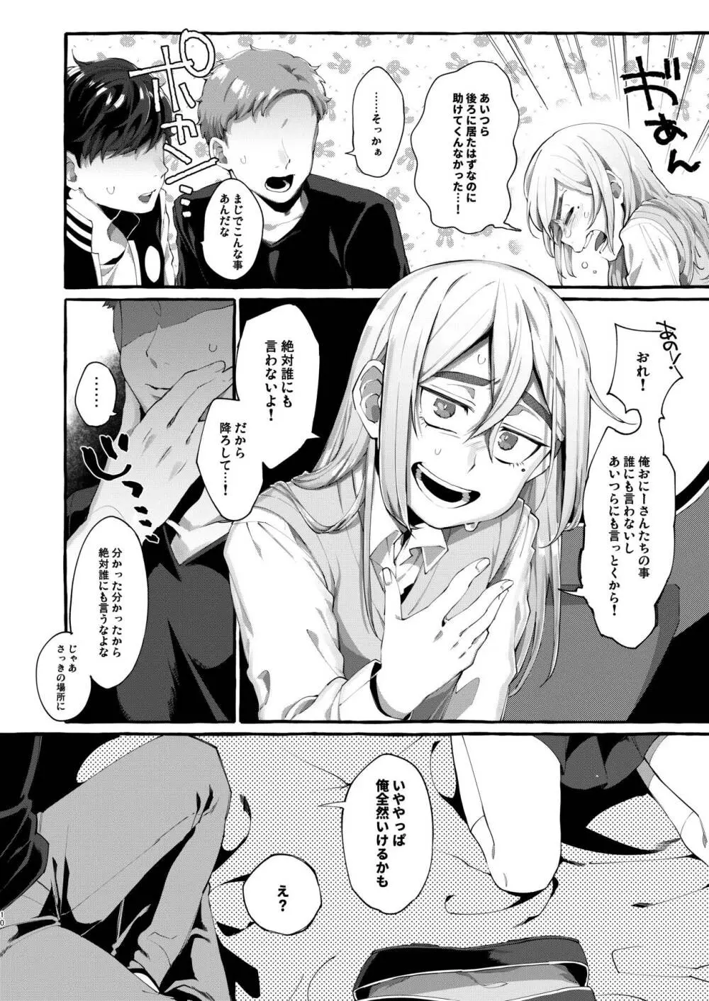 女子学生を拉致誘拐したと思ったら男の娘だった。 Page.10