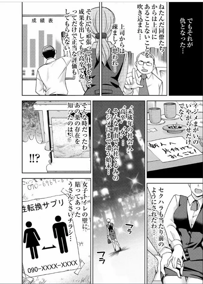 [白石なぎさ] ヤラレちゃうマッサージ屋さん -女体化したら声なんてガマンできねぇよ! 1-3 Page.81