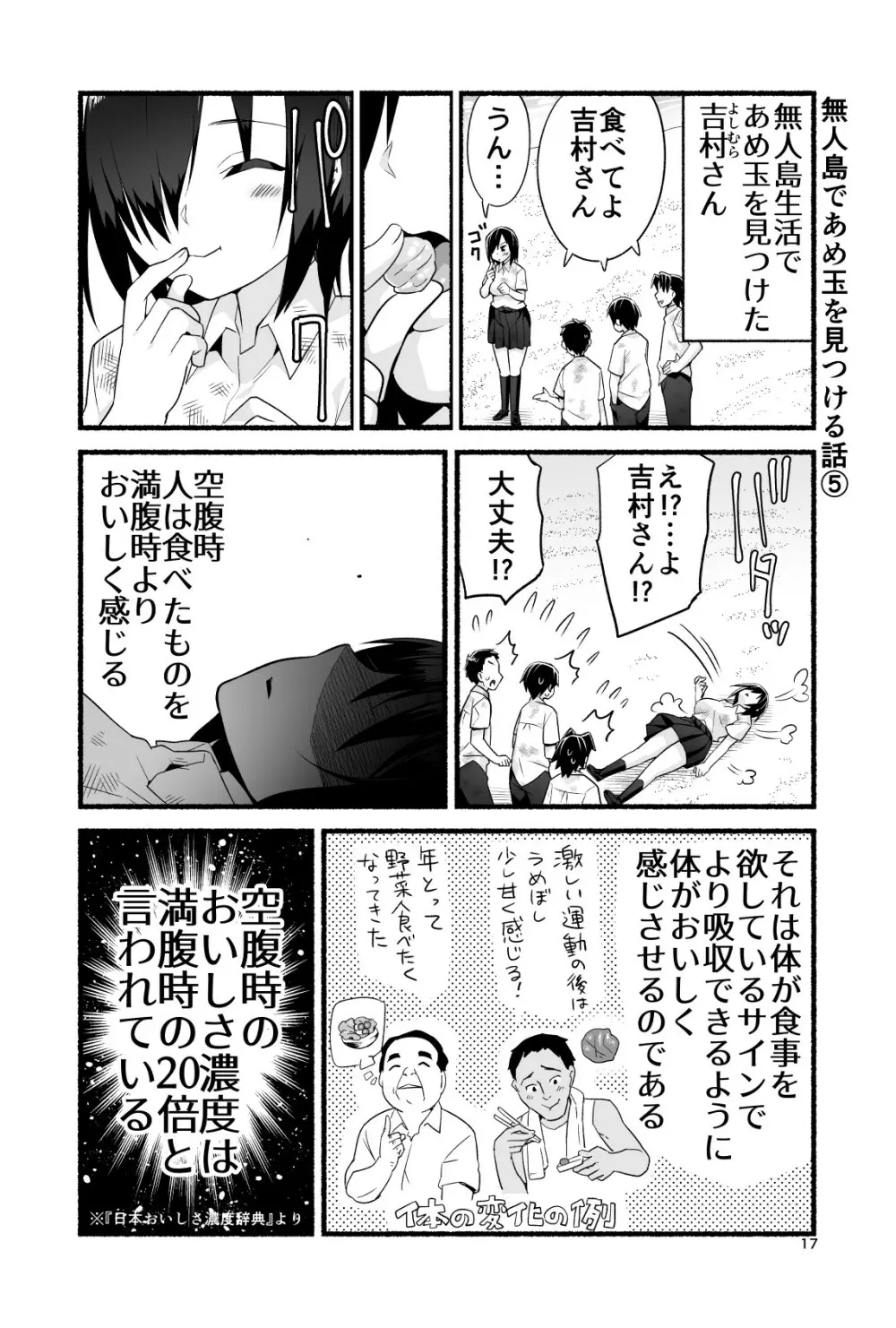 無人島であめ玉を見つける話。吉村さん4話 Page.22