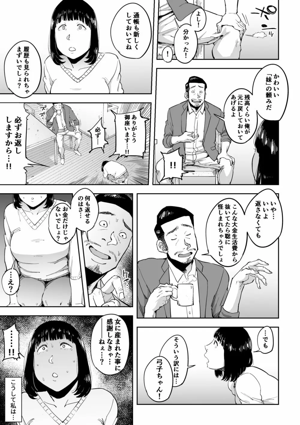 義兄漬け ~マイホーム資金を株で溶かした人妻は…~ Page.8