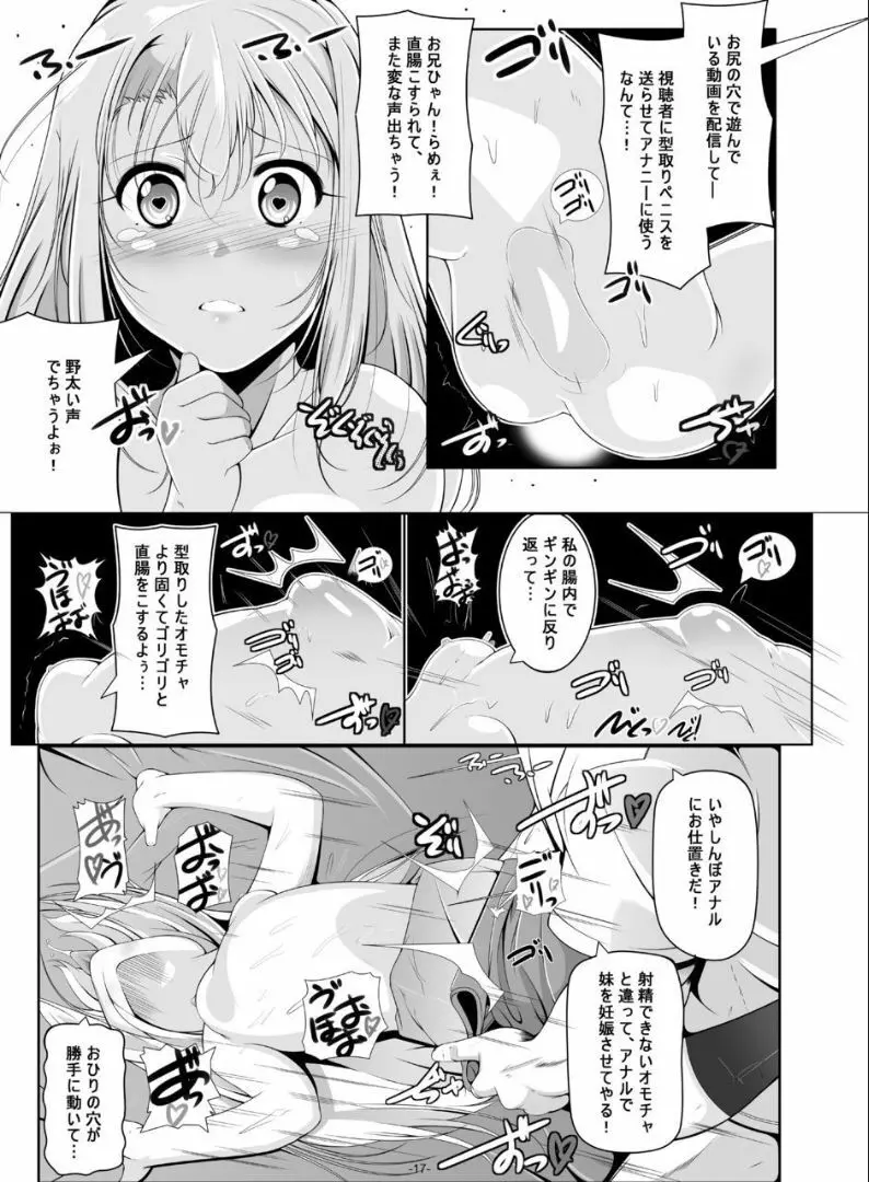 イリヤ・ママのオモチャを借りてHな配信 Page.18