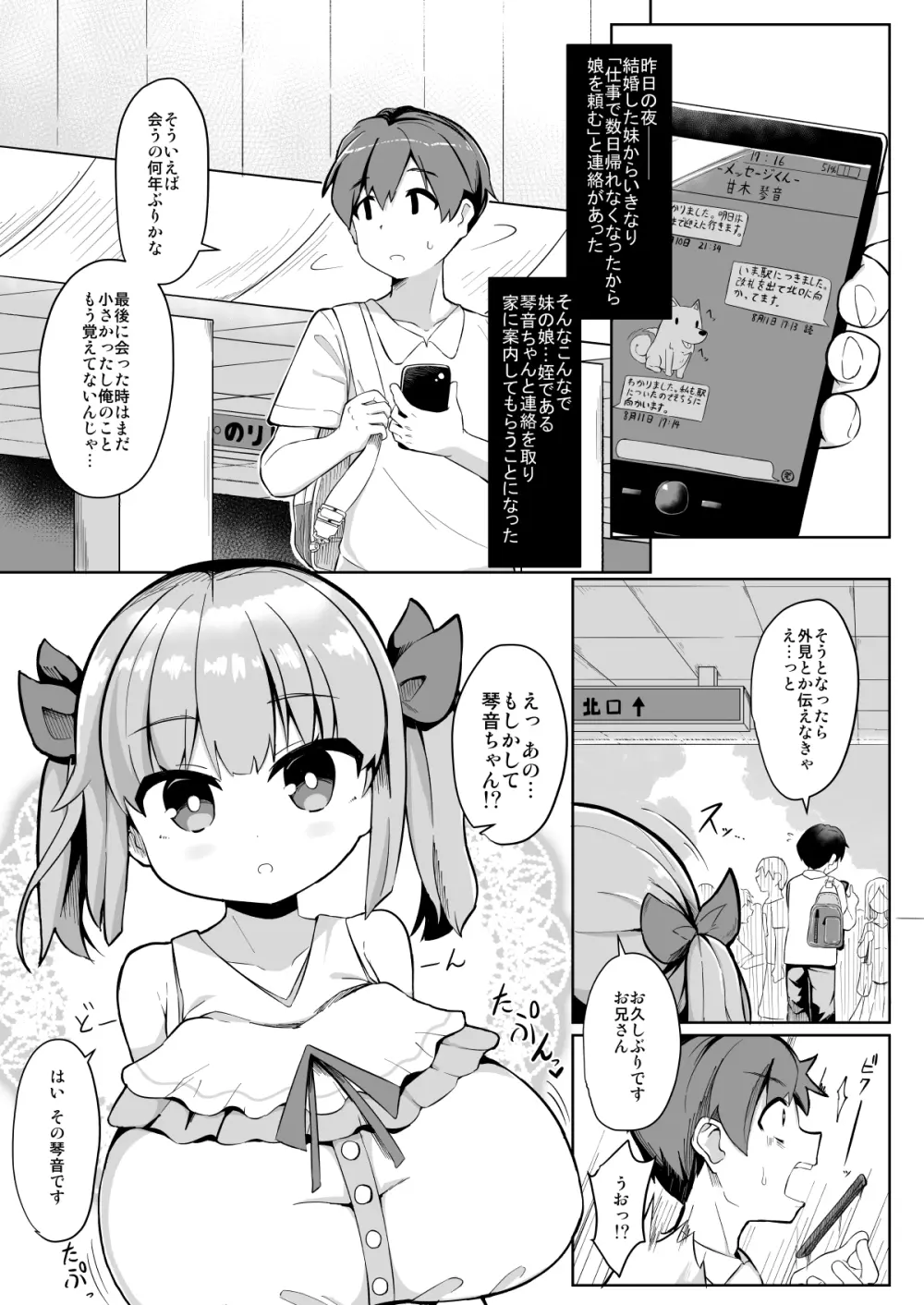 久しぶりに会った妹の娘が巨乳でおすまし屋さんになってました。 Page.3