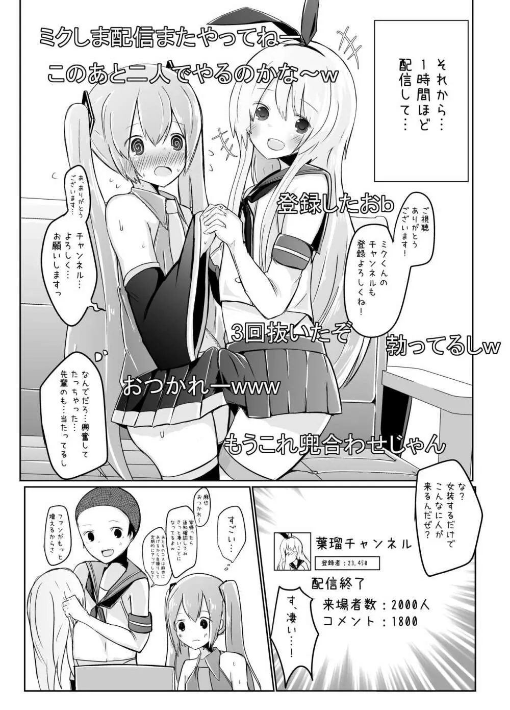 しま×ミクえっち配信やってみた♫ Page.7