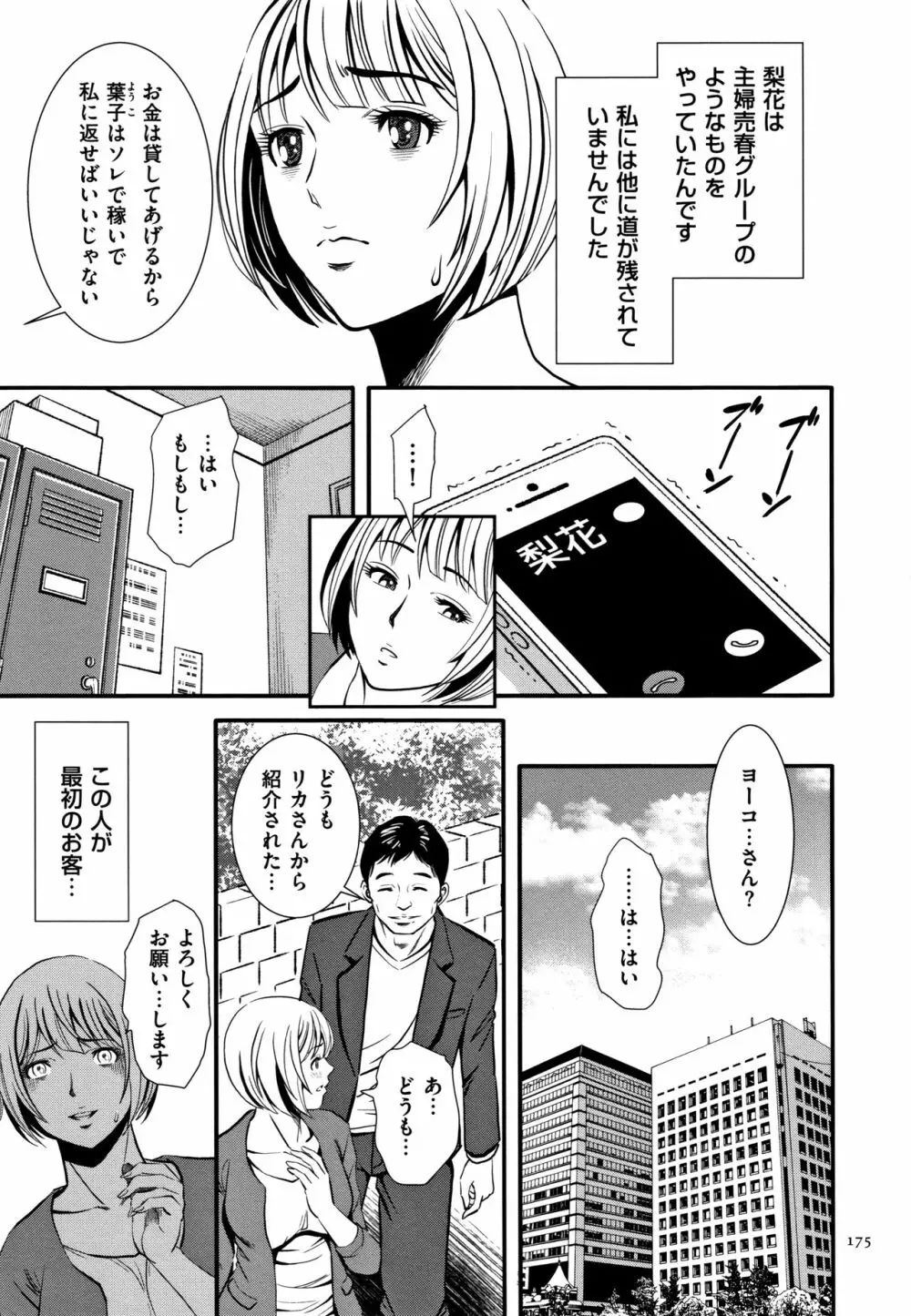 罪と罰 欲望に囚われた牝妻たち Page.176