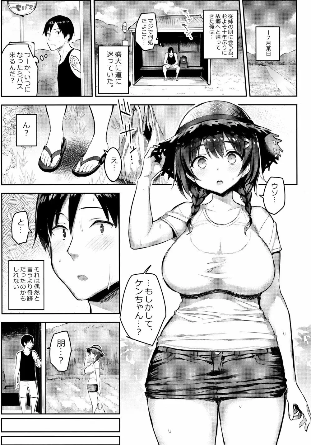 巨乳イトコがいる休暇2 Page.4