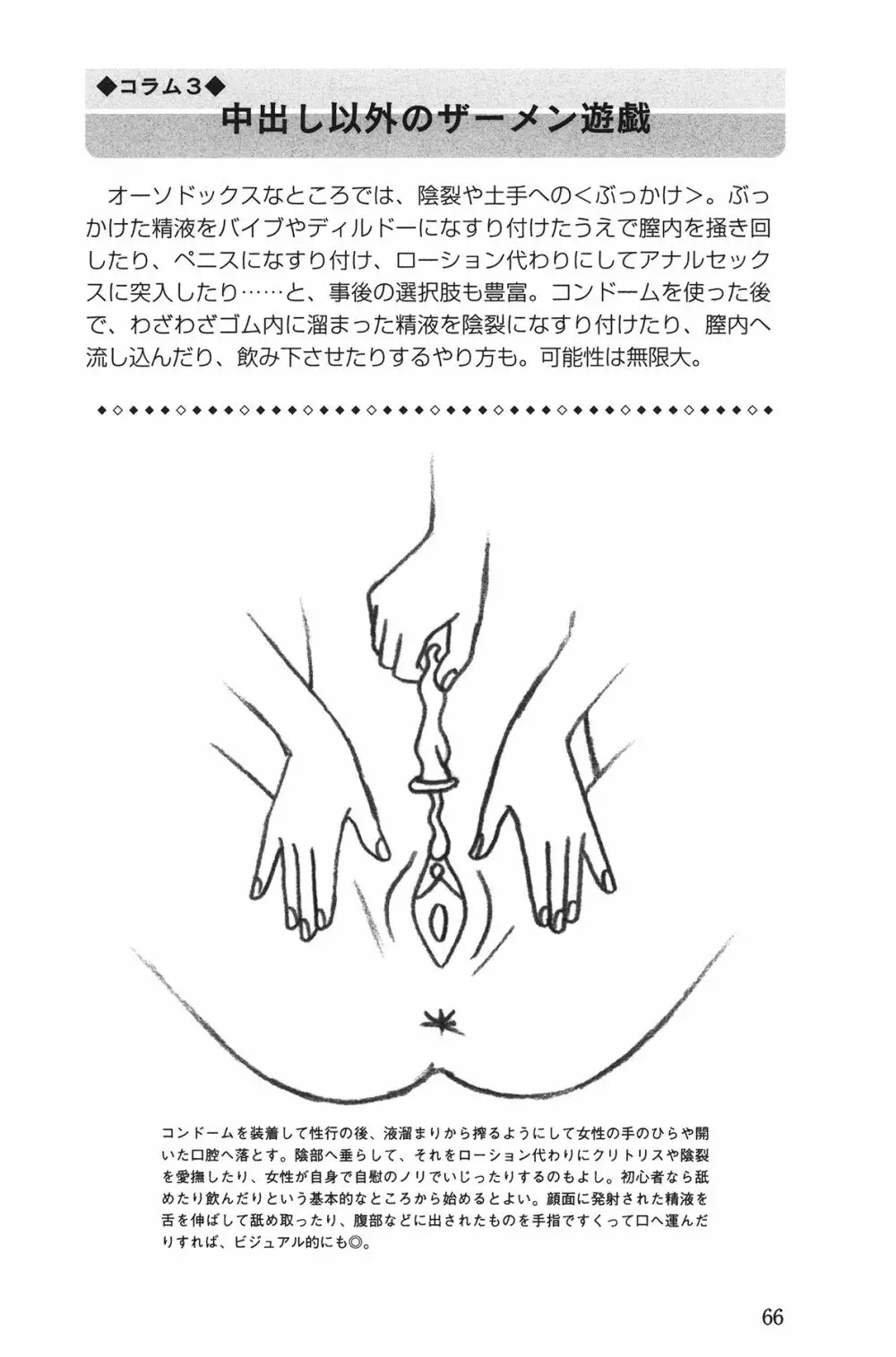 Hが10倍気持ちよくなる 膣内射精・中出し教本 Page.66