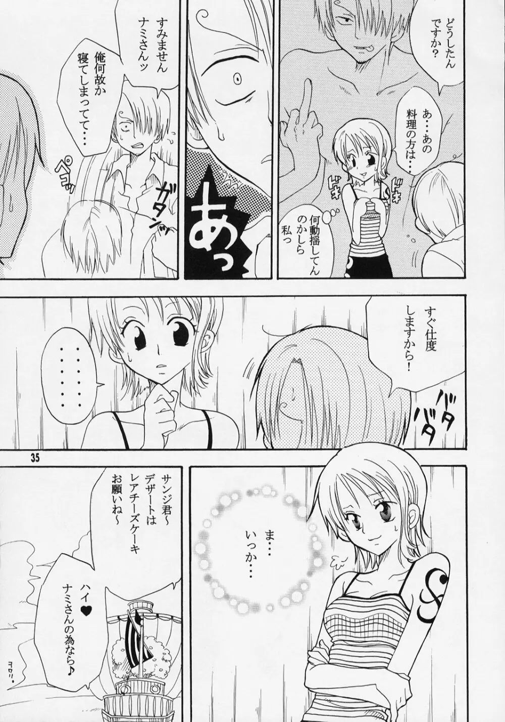 ナミちゃんと一晩中 Page.34