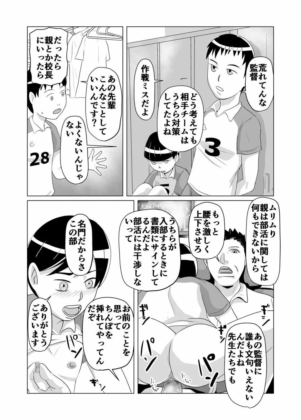 部活動性的虐待隠蔽漫画 Page.9