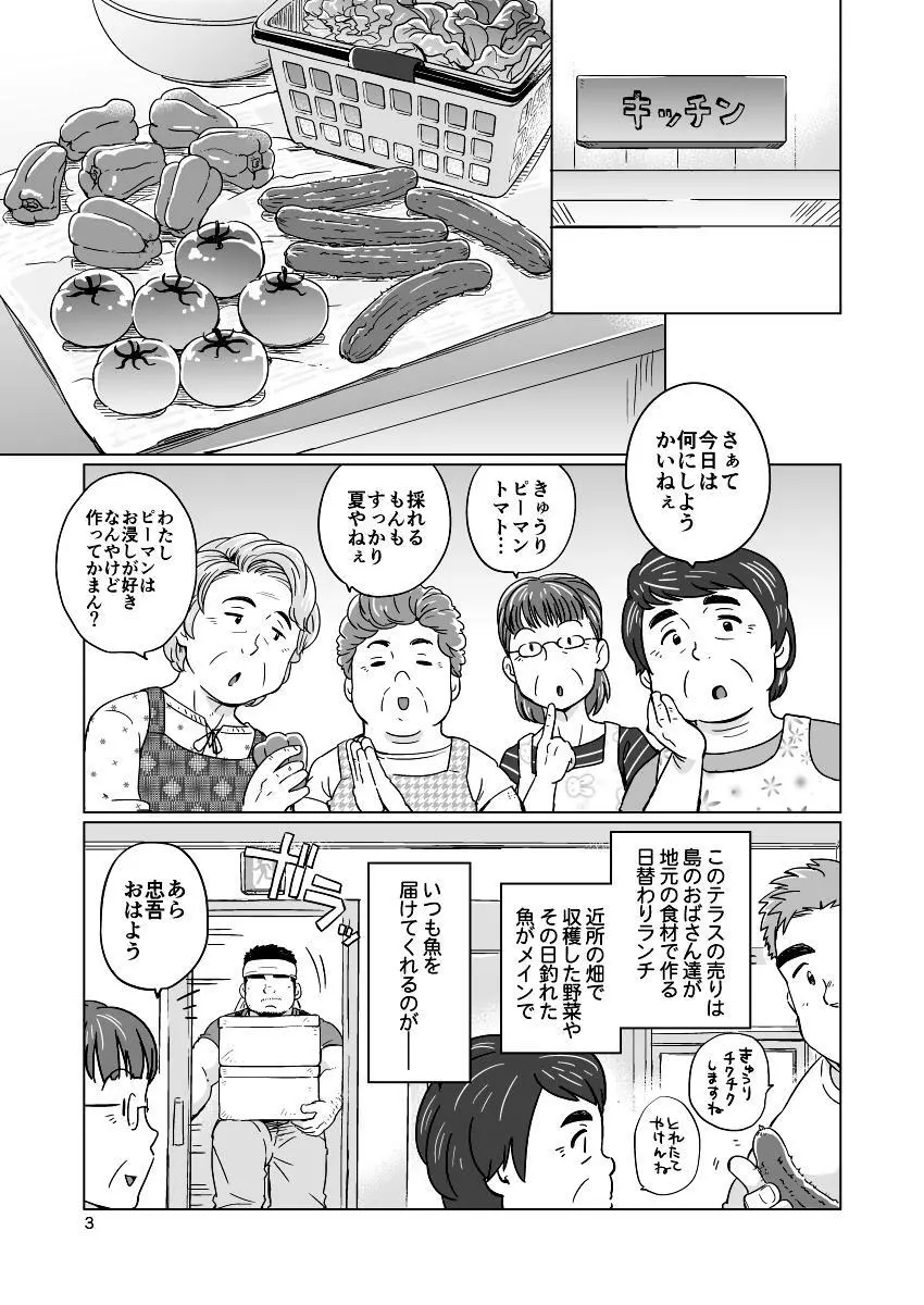 シティボーイと瀬戸の島1, 2 Page.4