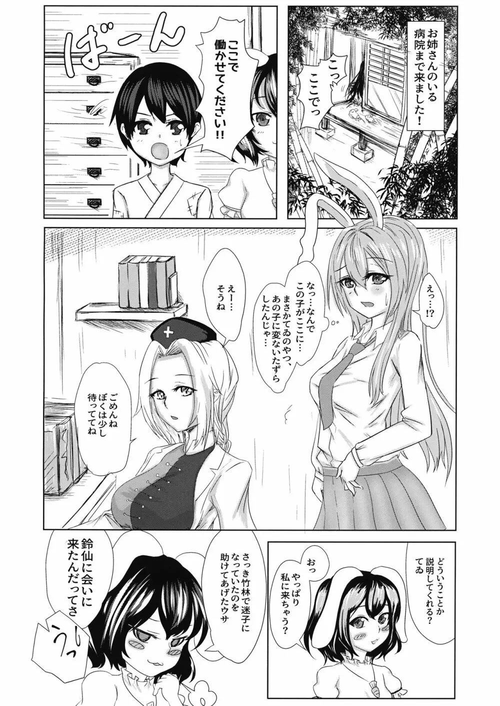 鈴仙お姉さんにきもちよくしてもらう本 Page.3