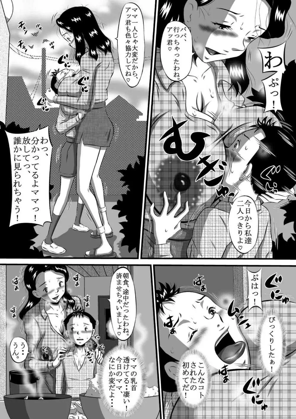 ママの肉体は僕のもの!パパに隠れて母子相姦三昧! Page.3