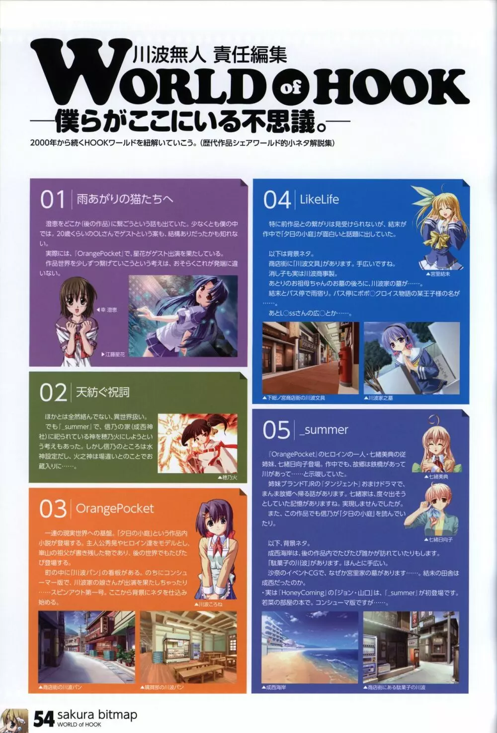 HOOKSOFT 10th ANNIVERSARY FANBOOK -さくらビットマップに巡り会うまで- Page.56