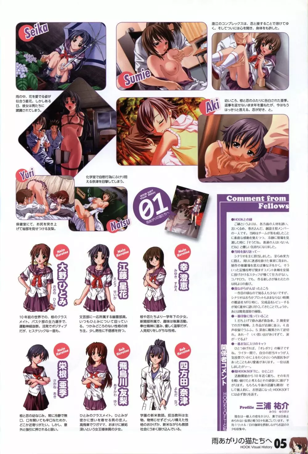 HOOKSOFT 10th ANNIVERSARY FANBOOK -さくらビットマップに巡り会うまで- Page.7