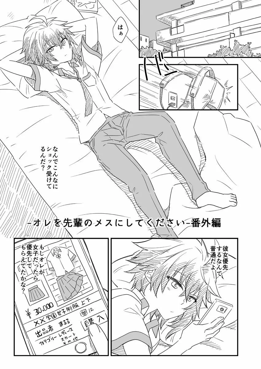 オレを先輩のメスにしてください Page.36