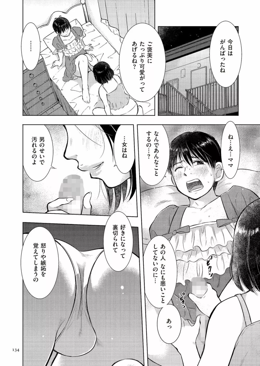 母子相姦日記 母さん、一度だけだから…。 Page.134