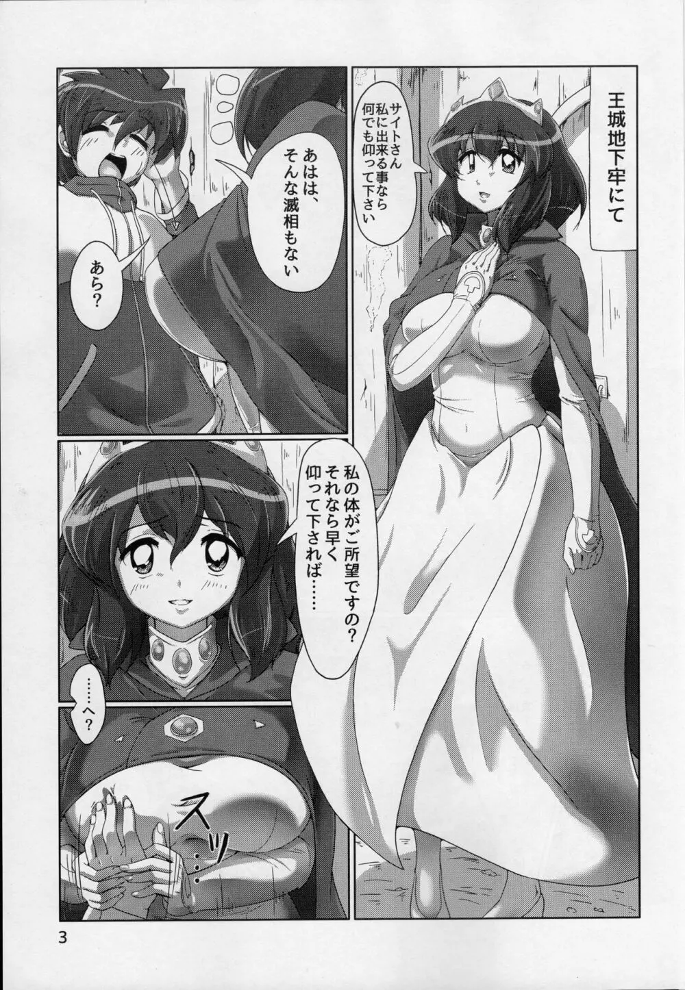 女王の嗜み Page.3