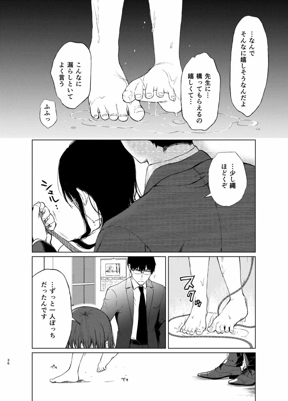 束縛愛2~放課後、教室で、無防備な優等生を、無理やり犯す~ Page.35