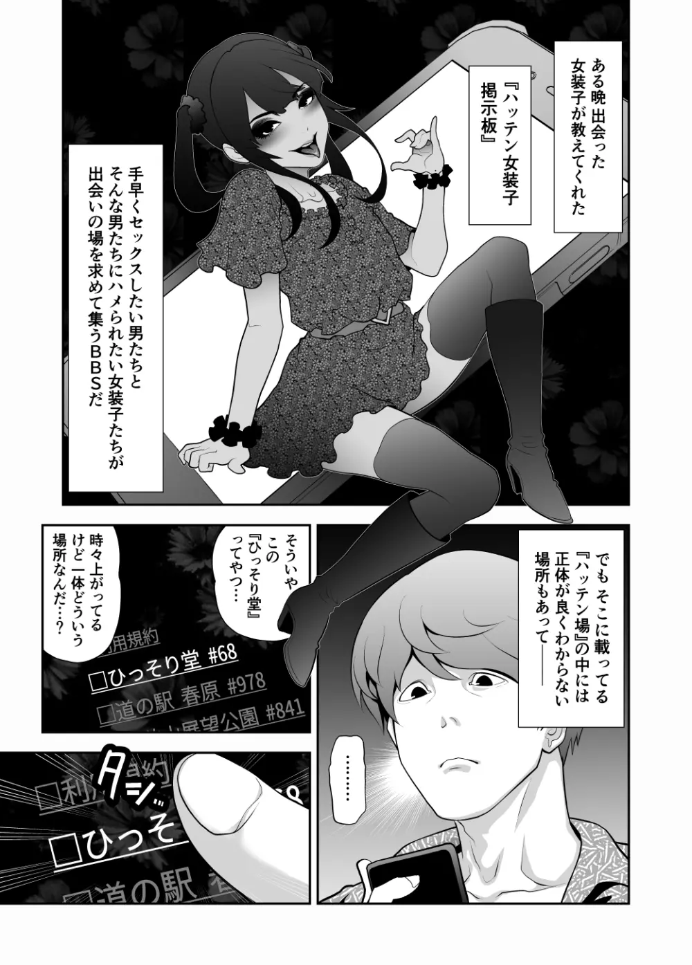 女装子ハッテン系 ≪ ひっそり堂 篇 ≫ Page.3