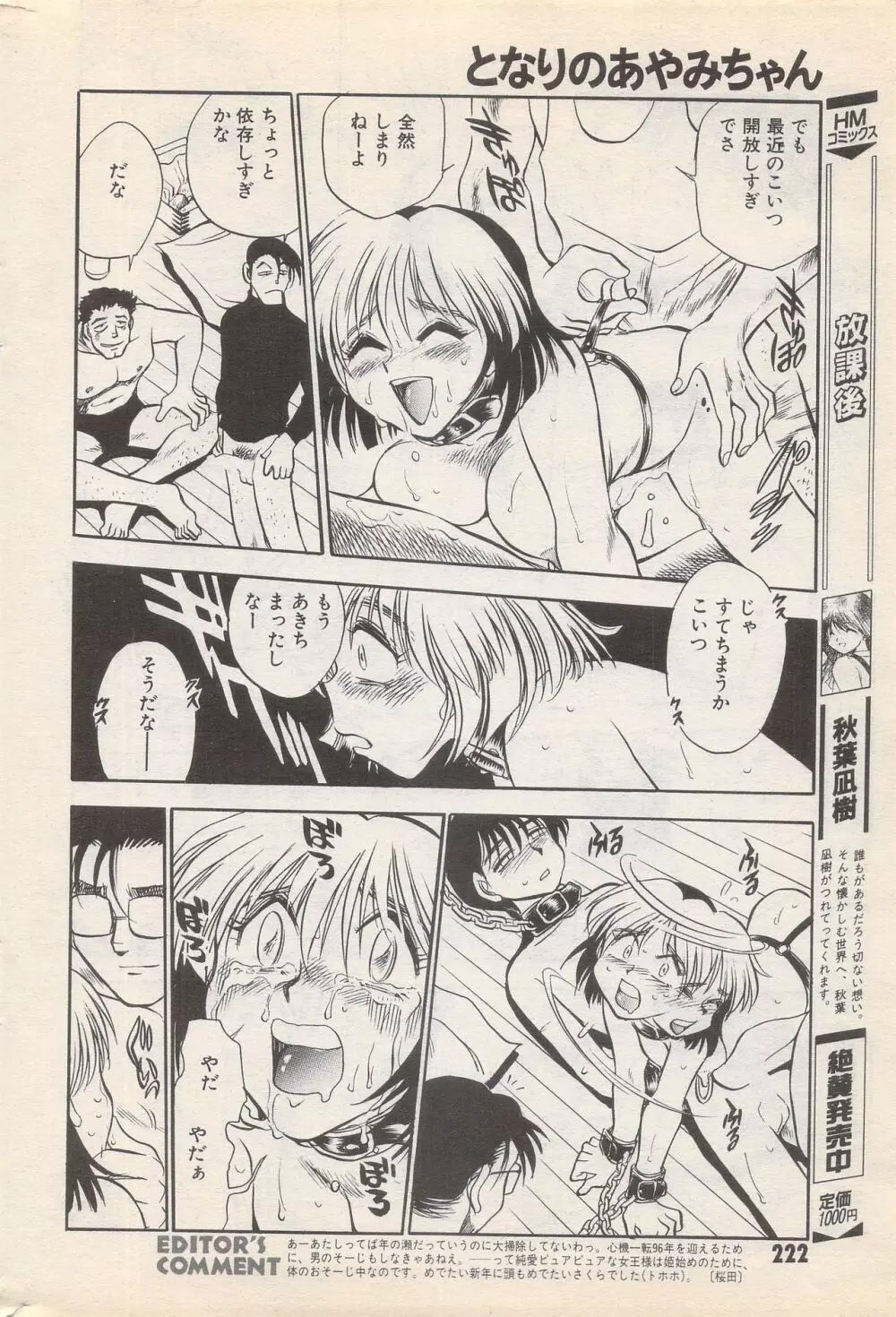 漫画ばんがいち 1996年2月号 Page.222