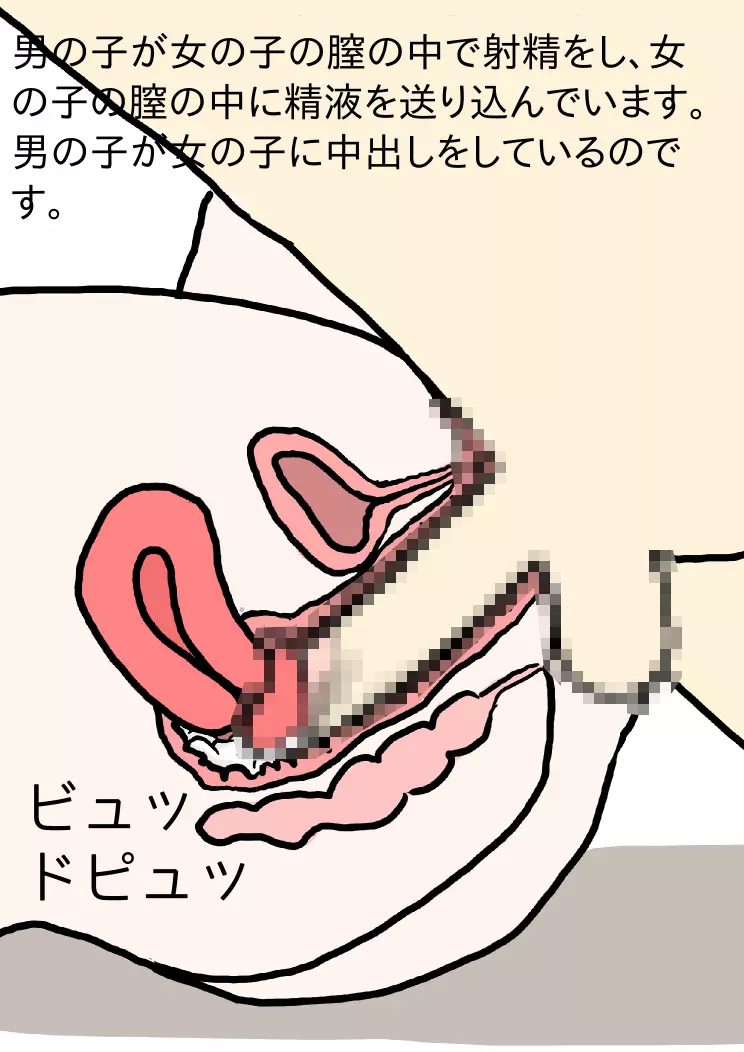 思春期を迎えた男の子と女の子のための絵本・赤ちゃんのつくりかた -とっても気持ちいい中出しセックス- Page.26