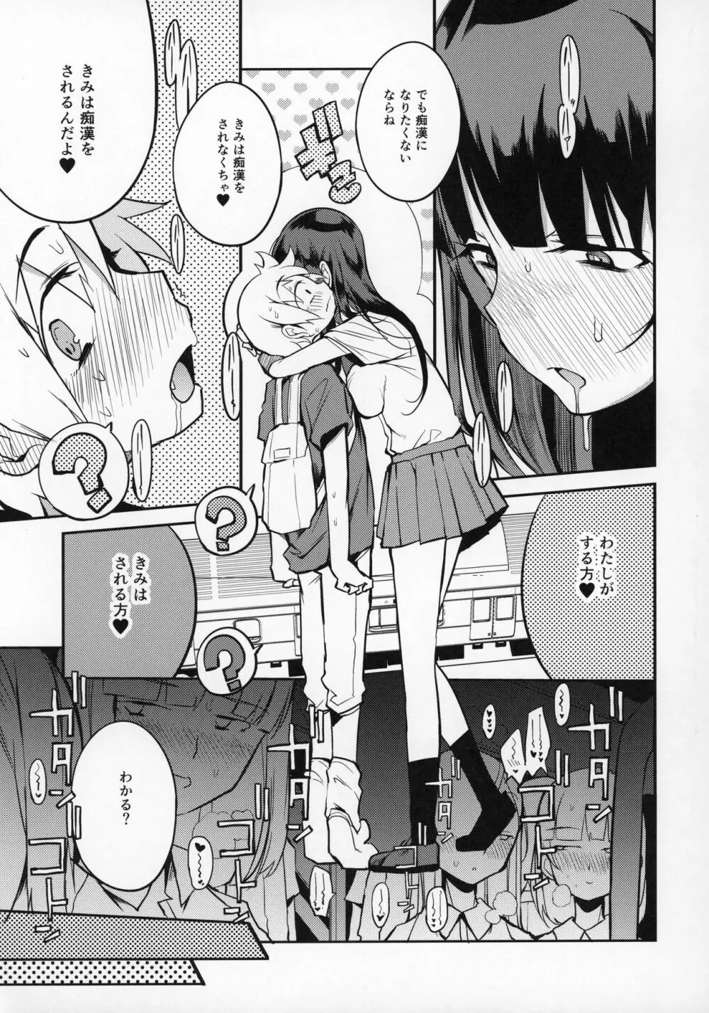 ドスケベ女性専用車両に僕 Page.10