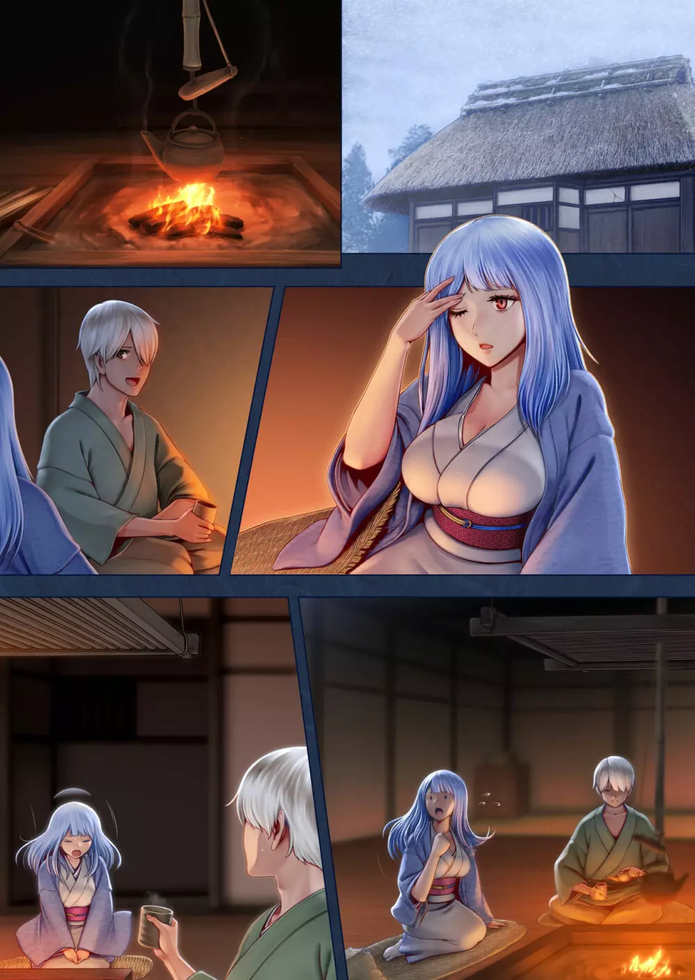夜伽の雪女セツ ~あたためないと、凍ります~ Page.43