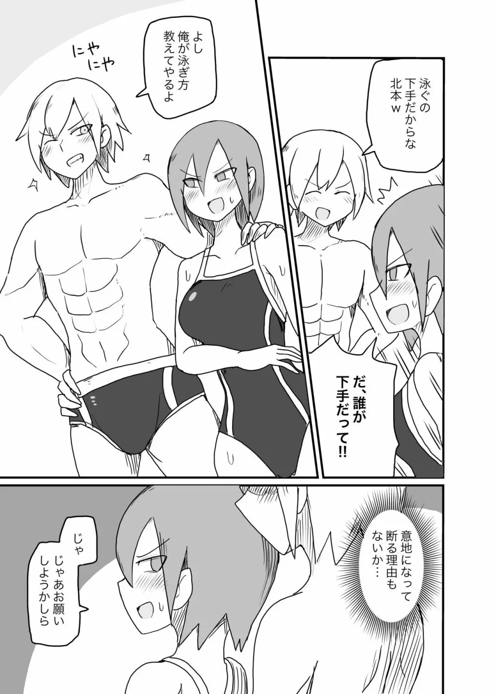 乳首開発されてしまう水泳部女の子 Page.2