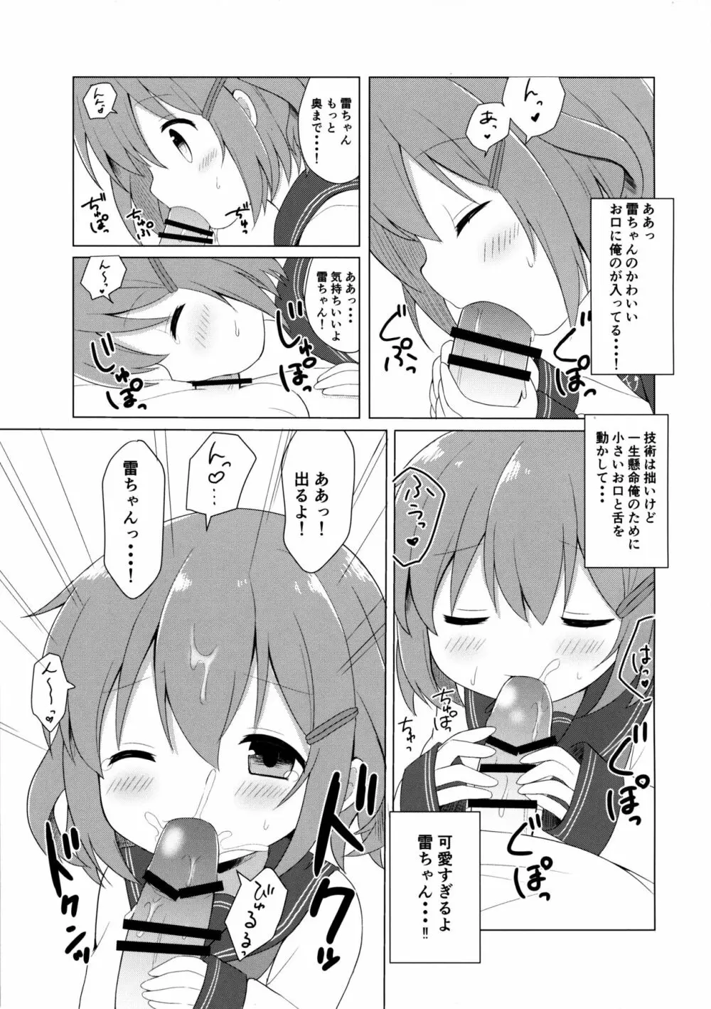 雷ちゃんとらぶらぶ新婚性活 Page.8