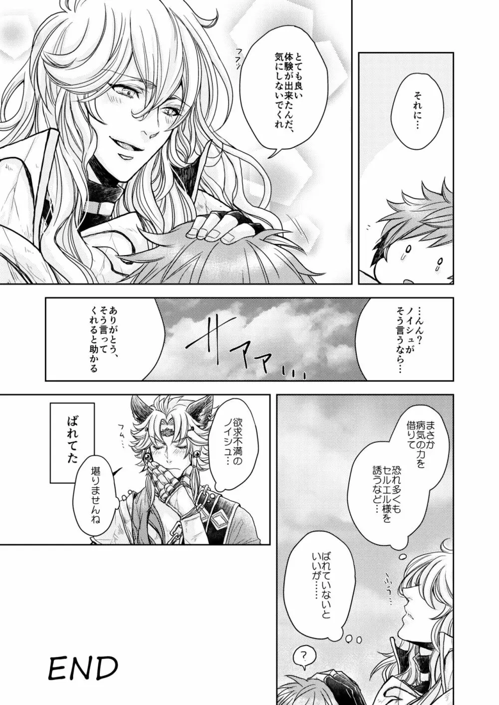 琥珀に映る藍玉 セルエル×ノイシュ再録 Page.81