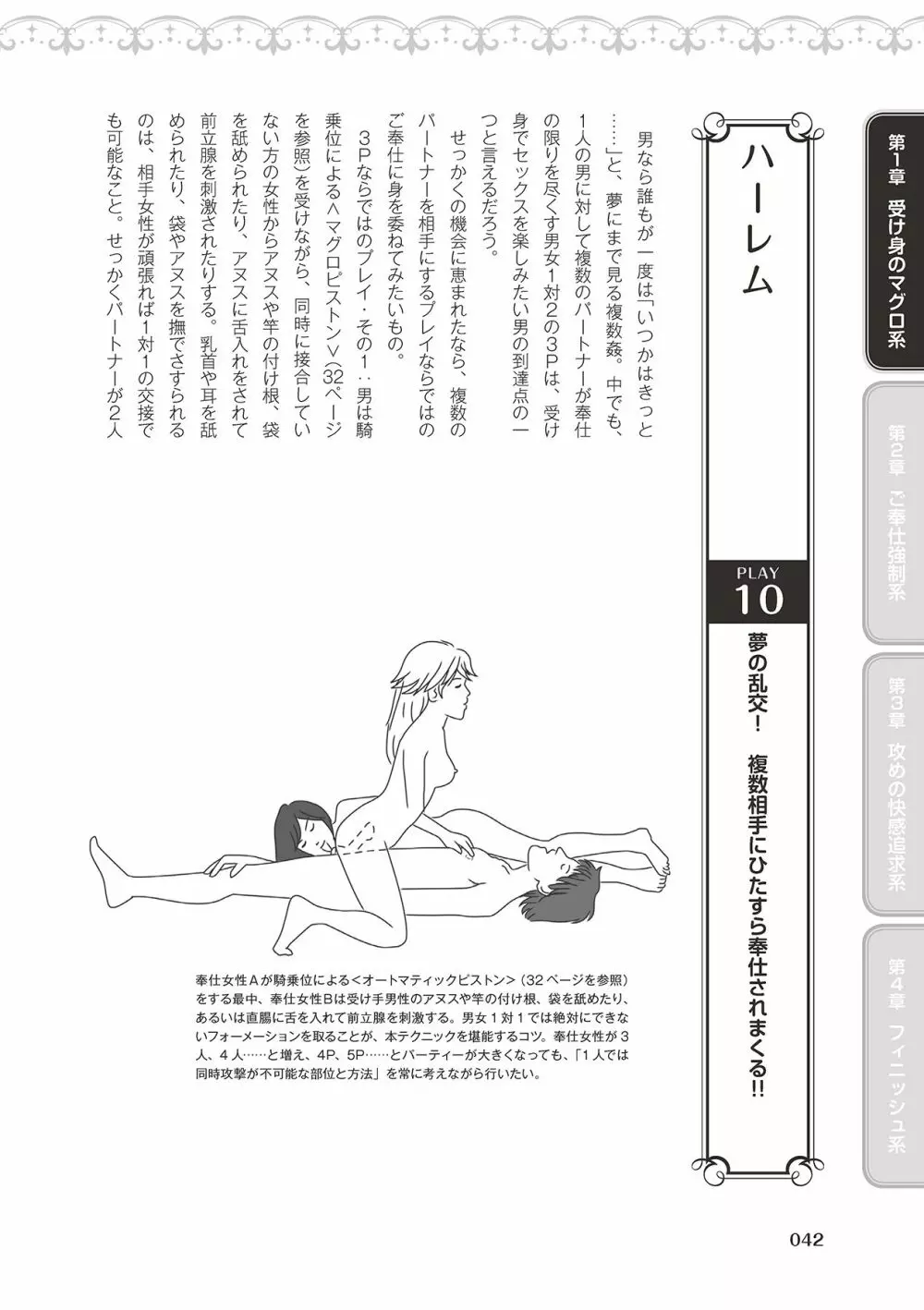 10倍気持ちいい！男のための絶頂SEX完全マニュアル イラスト版…… まじイキッ！ Page.44